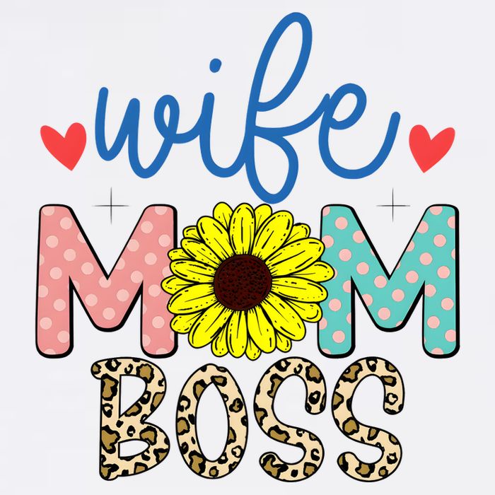 Wife Boss Mom Funny Matching Family T-Shirt