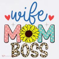 Wife Boss Mom Funny Matching Family Tall T-Shirt