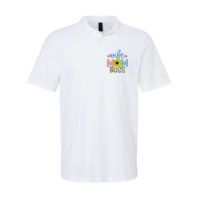 Wife Boss Mom Funny Matching Family Polo