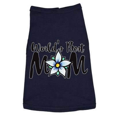 World's Best Mom Flower Doggie Tank