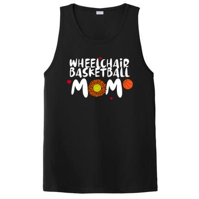 Wheelchair Basketball Mom Gift PosiCharge Competitor Tank