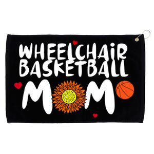 Wheelchair Basketball Mom Gift Grommeted Golf Towel