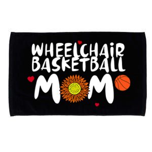 Wheelchair Basketball Mom Gift Microfiber Hand Towel