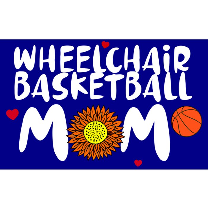 Wheelchair Basketball Mom Gift Bumper Sticker