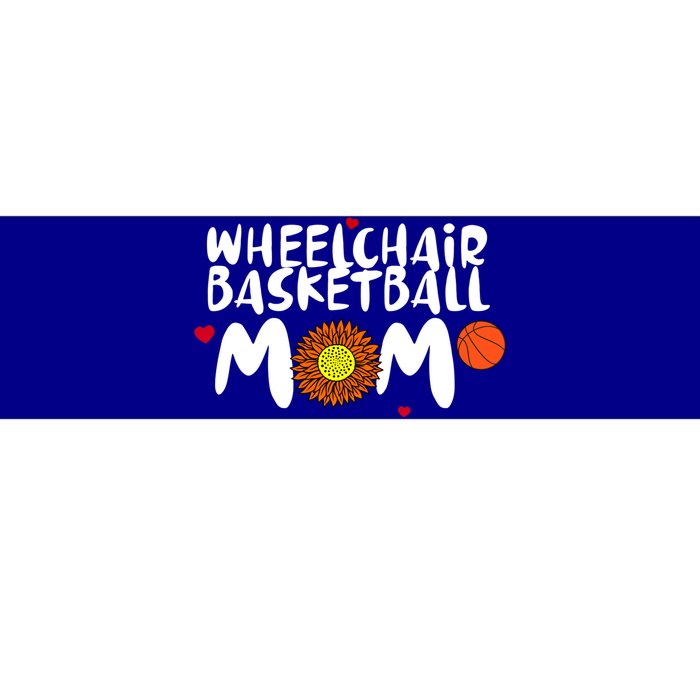 Wheelchair Basketball Mom Gift Bumper Sticker