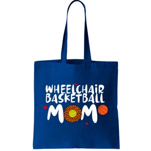 Wheelchair Basketball Mom Gift Tote Bag