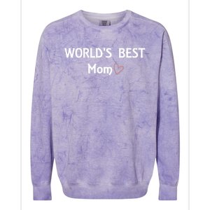 World's Best Mom Gift Happy Mother’s Day Gift Cute I Love My Mama Gift Colorblast Crewneck Sweatshirt