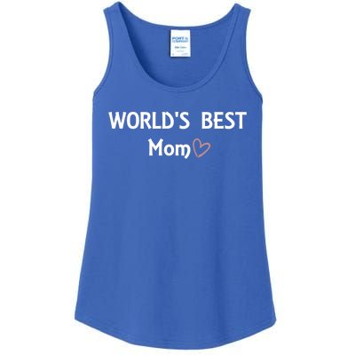 World's Best Mom Gift Happy Mother’s Day Gift Cute I Love My Mama Gift Ladies Essential Tank