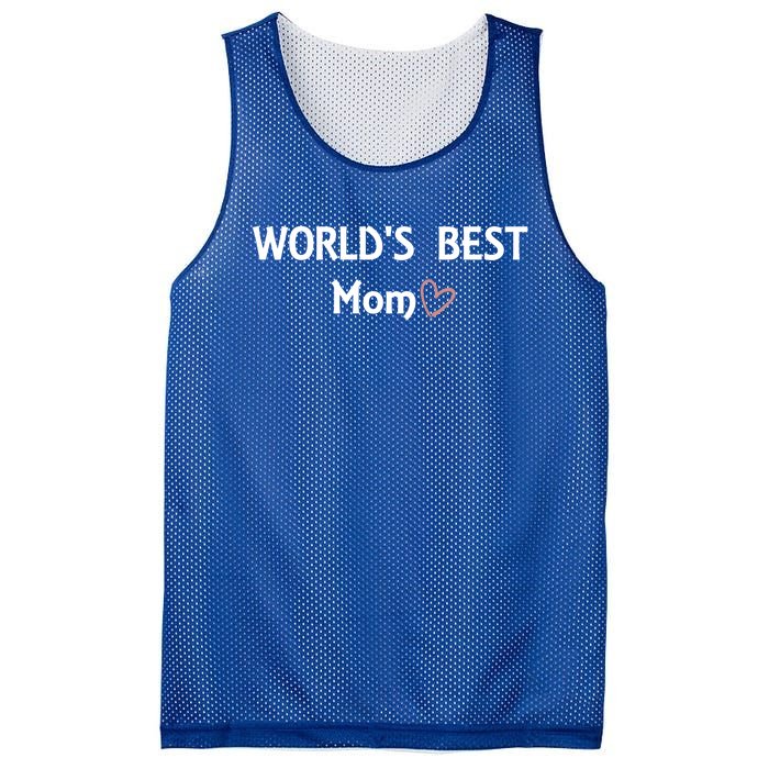 World's Best Mom Gift Happy Mother’s Day Gift Cute I Love My Mama Gift Mesh Reversible Basketball Jersey Tank