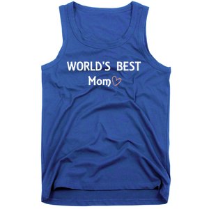 World's Best Mom Gift Happy Mother’s Day Gift Cute I Love My Mama Gift Tank Top