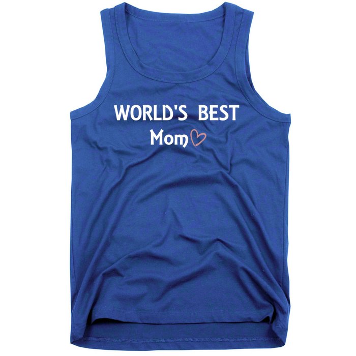 World's Best Mom Gift Happy Mother’s Day Gift Cute I Love My Mama Gift Tank Top