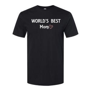 World's Best Mom Gift Happy Mother’s Day Gift Cute I Love My Mama Gift Softstyle CVC T-Shirt