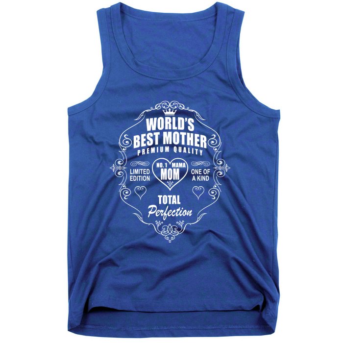 World's Best Mother Number One 1 Mom Greatest Mama Mommy Gift Tank Top