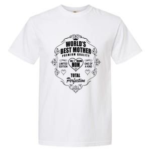 World's Best Mother Number One 1 Mom Greatest Mama Mommy Gift Garment-Dyed Heavyweight T-Shirt