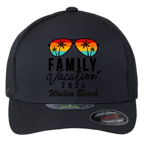 Wailea Beach Maui Hawaii Family Vacation 2024 Funny Gift Flexfit Unipanel Trucker Cap