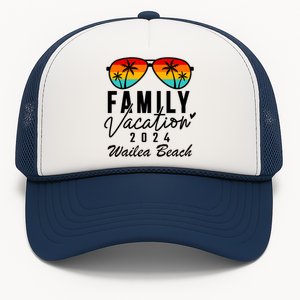 Wailea Beach Maui Hawaii Family Vacation 2024 Funny Gift Trucker Hat