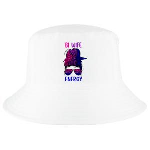 Womens Bisexual Messy Bun LGBTQ Cool Subtle Bi Pride Flag Colors Cool Comfort Performance Bucket Hat