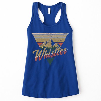 Whistler Blackcomb Mountain Illustration Vacation Souvenir Gift Womens Tank Top