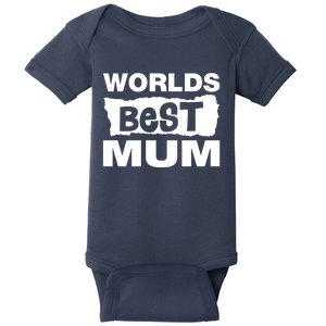 Worlds Best Mum Baby Bodysuit