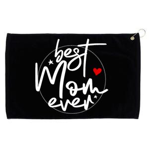 Women Best Mom Ever Mom Grommeted Golf Towel