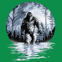 Women Bigfoot Moon Lunar Sasquatch Kids Hoodie