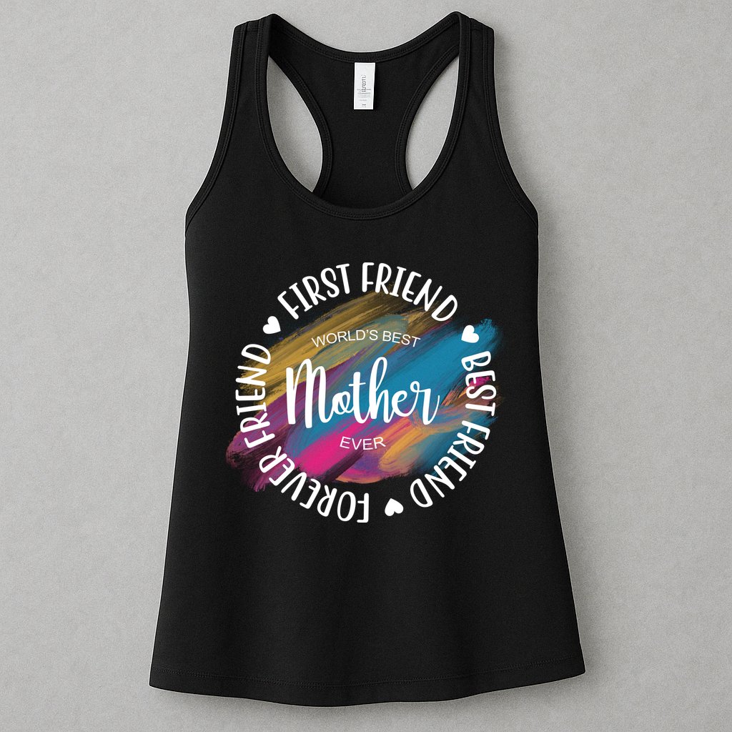 Worlds Best Mother Ever Cute Mother's Day Gift Womens Tank Top