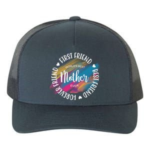 Worlds Best Mother Ever Cute Mother's Day Gift Yupoong Adult 5-Panel Trucker Hat