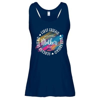 Worlds Best Mother Ever Cute Mother's Day Gift Ladies Essential Flowy Tank