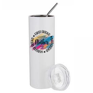 Worlds Best Mother Ever Cute Mother's Day Gift Stainless Steel Tumbler