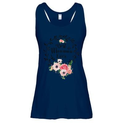 Womens Best Mawmaw Ever Floral Decoration Grandma Ladies Essential Flowy Tank