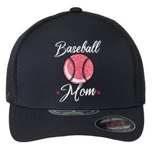 Womens Baseball Mom Cool Sport Mommy Mama Momma Wife Mother Flexfit Unipanel Trucker Cap