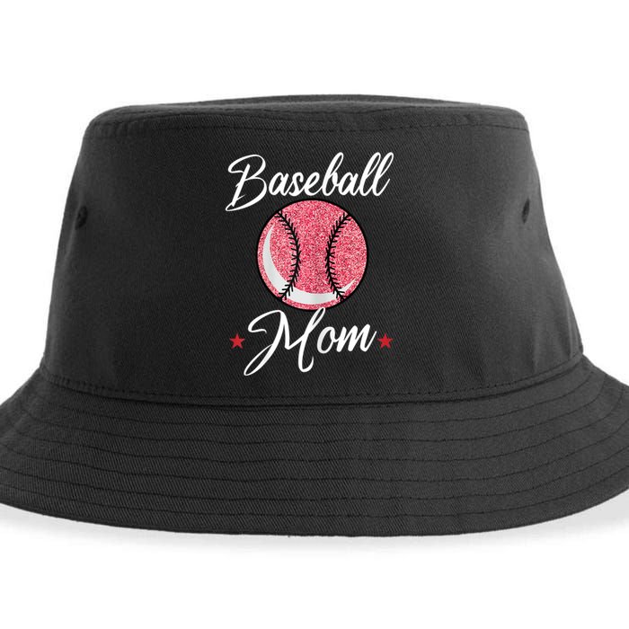 Womens Baseball Mom Cool Sport Mommy Mama Momma Wife Mother Sustainable Bucket Hat