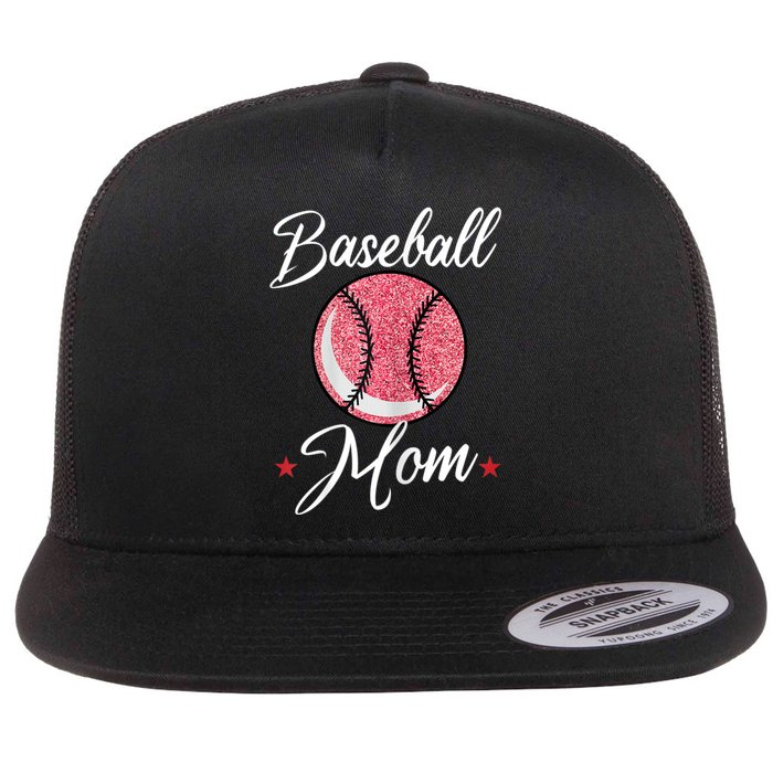 Womens Baseball Mom Cool Sport Mommy Mama Momma Wife Mother Flat Bill Trucker Hat