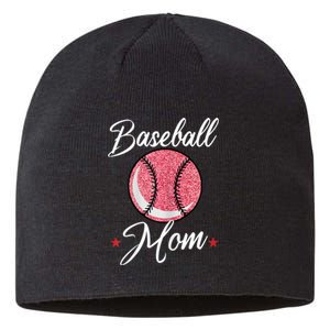 Womens Baseball Mom Cool Sport Mommy Mama Momma Wife Mother Sustainable Beanie