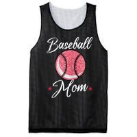 Womens Baseball Mom Cool Sport Mommy Mama Momma Wife Mother Mesh Reversible Basketball Jersey Tank