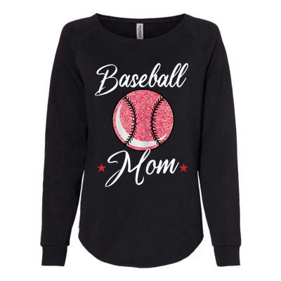 Womens Baseball Mom Cool Sport Mommy Mama Momma Wife Mother Womens California Wash Sweatshirt