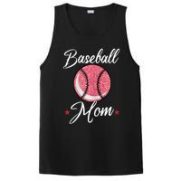 Womens Baseball Mom Cool Sport Mommy Mama Momma Wife Mother PosiCharge Competitor Tank