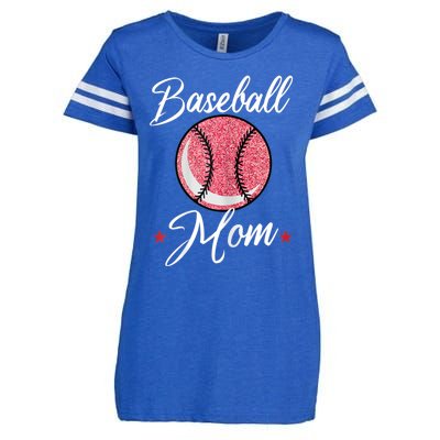 Womens Baseball Mom Cool Sport Mommy Mama Momma Wife Mother Enza Ladies Jersey Football T-Shirt