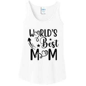 Worlds Best Mom Ladies Essential Tank