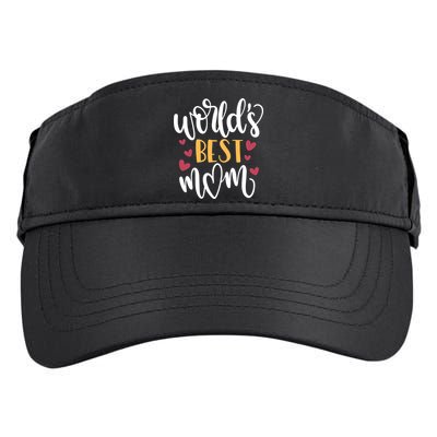 World's Best Mom Love Gift Adult Drive Performance Visor
