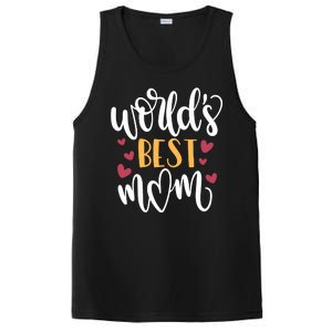 World's Best Mom Love Gift PosiCharge Competitor Tank