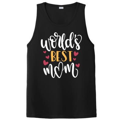 World's Best Mom Love Gift PosiCharge Competitor Tank