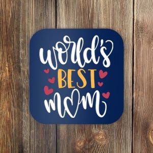 World's Best Mom Love Gift Coaster