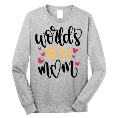 World's Best Mom Love Gift Long Sleeve Shirt