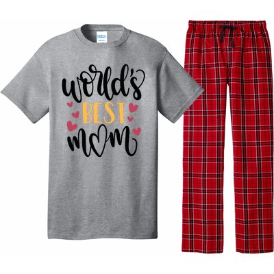 World's Best Mom Love Gift Pajama Set