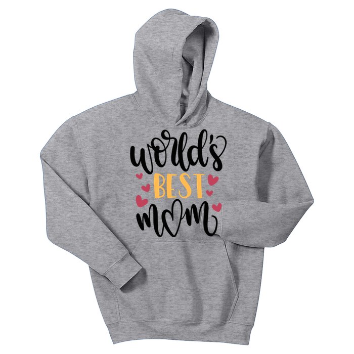 World's Best Mom Love Gift Kids Hoodie