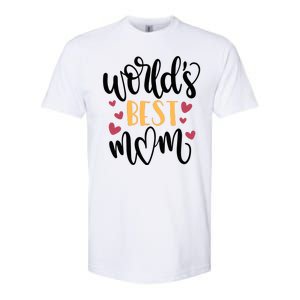 World's Best Mom Love Gift Softstyle CVC T-Shirt