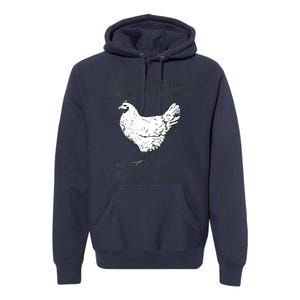 Womens Buy Me Chicken And Tell Me You Hate The Government Premium Hoodie