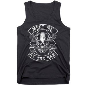 Weightlifting Bodybuilding Meet Me At The Bar Powerlifting Tank Top