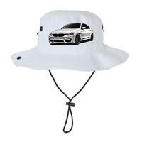 White Beamer M3m4 Sedan Sports Car Art M Series Legacy Cool Fit Booney Bucket Hat